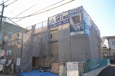 福岡市西区姪浜01　注文住宅建築現場リポート⑮