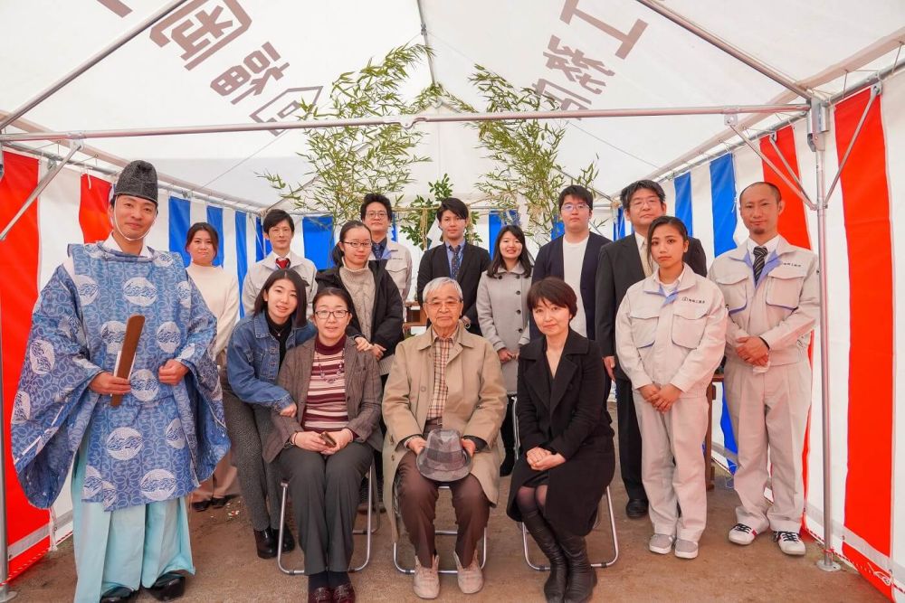 福岡市南区21　注文住宅建築現場リポート①　～地鎮祭～