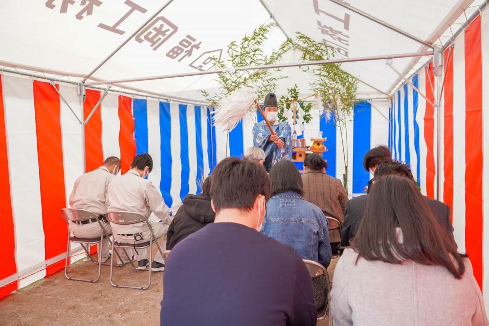 「福岡市南区21」注文住宅現場リポート①【地鎮祭】