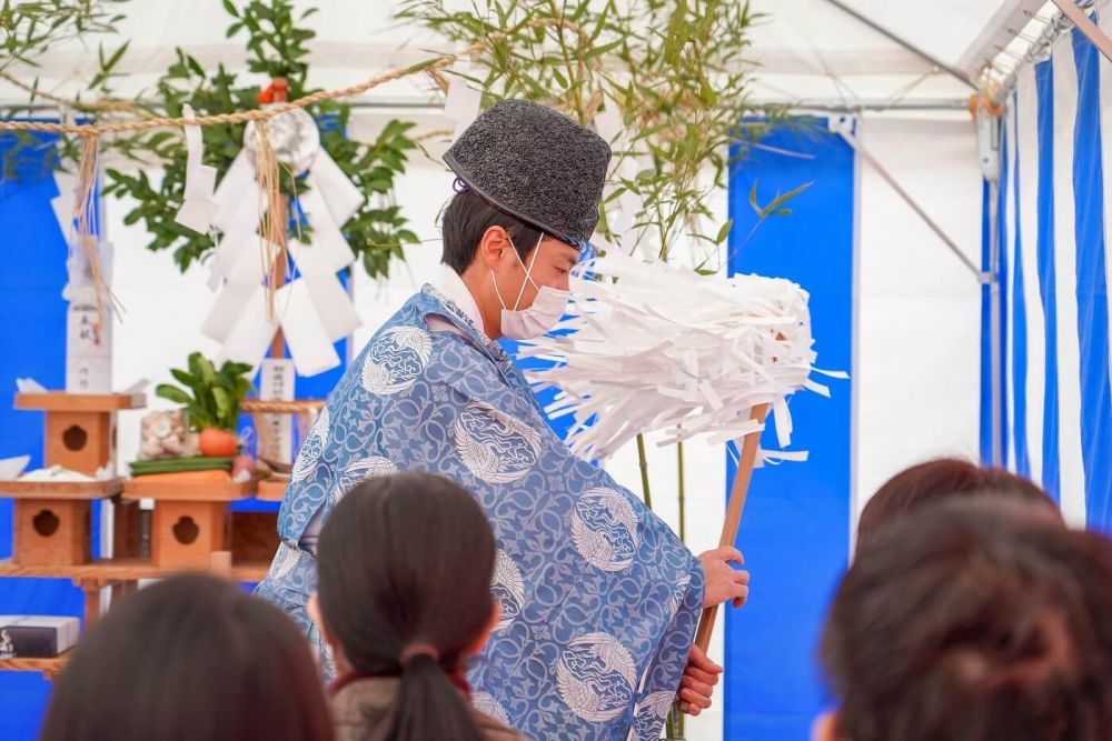 福岡市南区21　注文住宅建築現場リポート①　～地鎮祭～