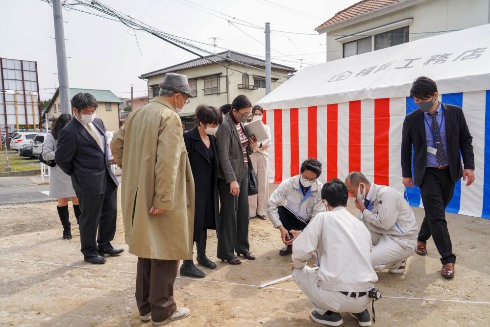 福岡市南区21　注文住宅建築現場リポート①　～地鎮祭～