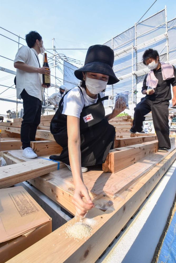 「小郡市04」注文住宅現場リポート⑤【上棟式】