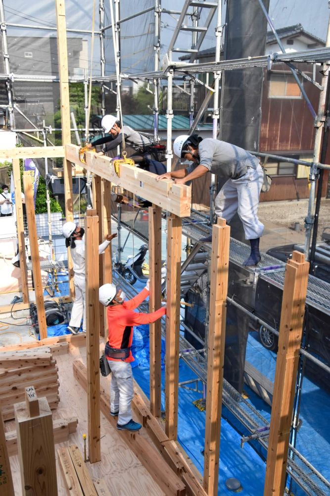 「小郡市04」注文住宅現場リポート⑤【上棟式】