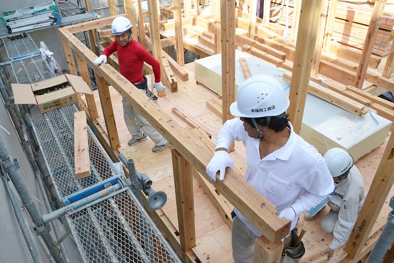 福岡市城南区01　注文住宅建築現場リポート⑥　～上棟式～