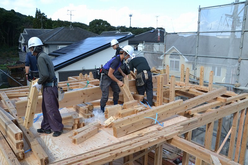 「福岡市城南区01」注文住宅現場リポート⑥【上棟式】