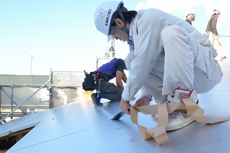 福岡市城南区01　注文住宅建築現場リポート⑥　～上棟式～