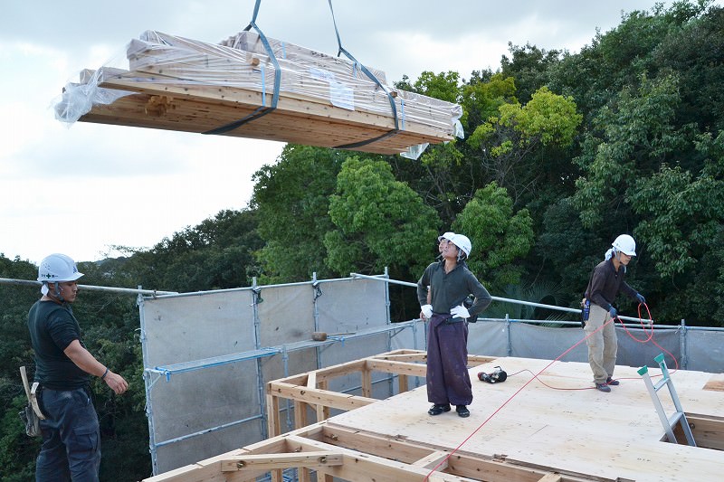 福岡市城南区01　注文住宅建築現場リポート⑥　～上棟式～