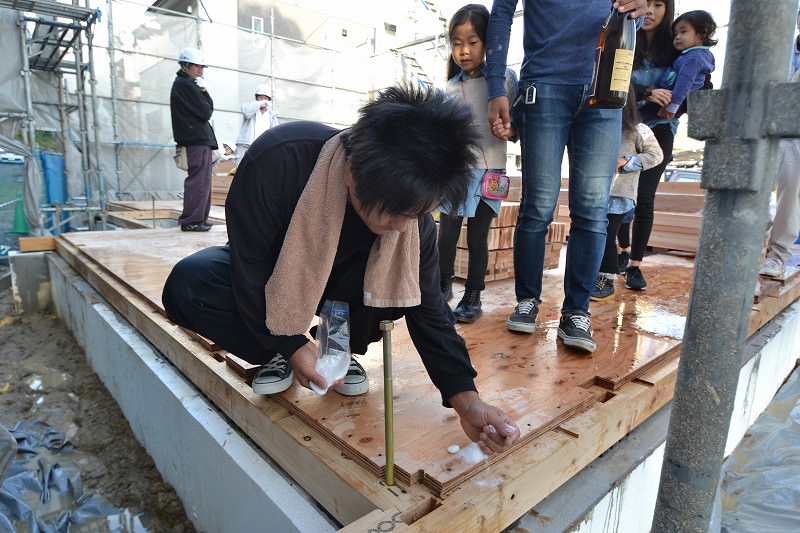 「福岡市城南区01」注文住宅現場リポート⑥【上棟式】