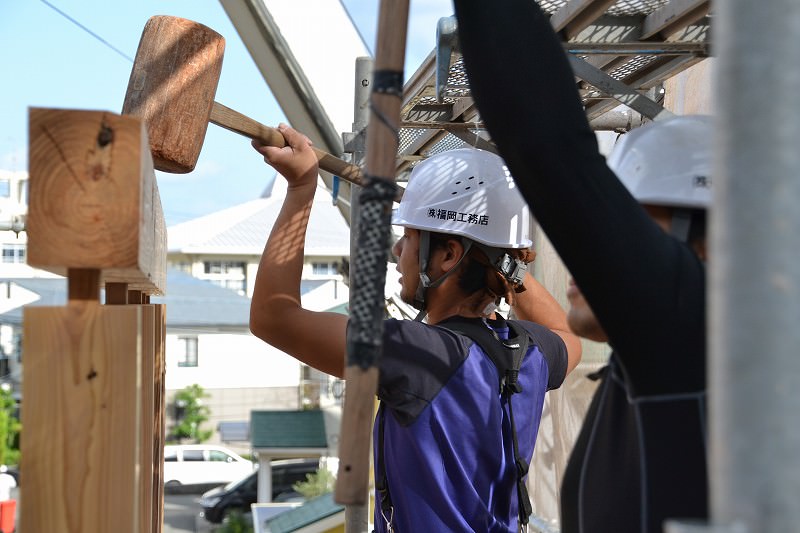 「福岡市城南区01」注文住宅現場リポート⑥【上棟式】