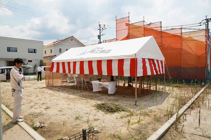 「三井郡大刀洗町01」注文住宅現場リポート①【地鎮祭】