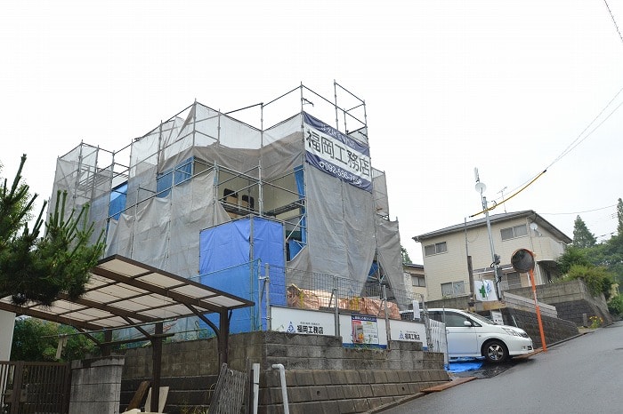 「糟屋郡宇美町02」注文住宅現場リポート⑥【木工事】【面材】
