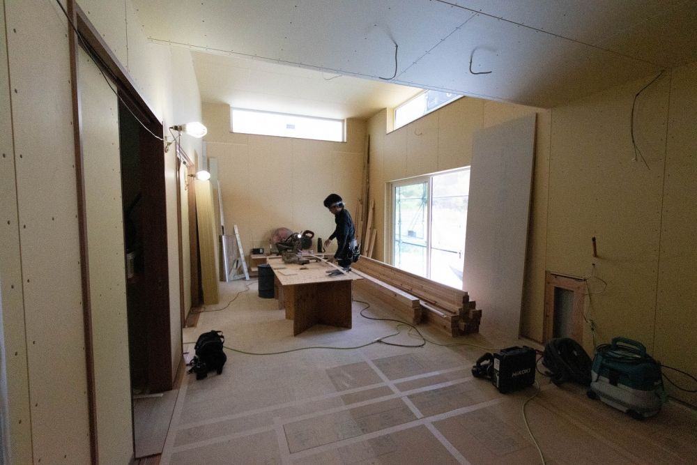 「糟屋郡久山町01」注文住宅現場リポート⑨【木工事】【巾木】