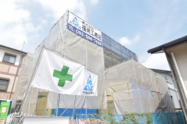 「糟屋郡志免町03」注文住宅現場リポート⑥【木工事】【面材】