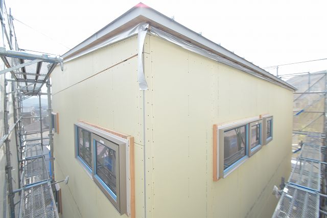 「糟屋郡志免町03」注文住宅現場リポート⑥【木工事】【面材】