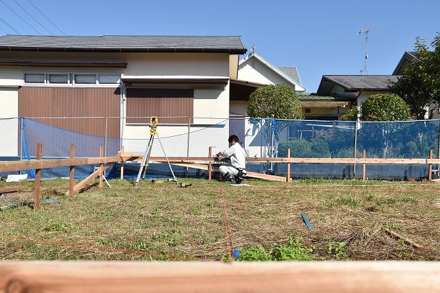 「那珂川市05」注文住宅現場リポート②【基礎工事】【遣り方】