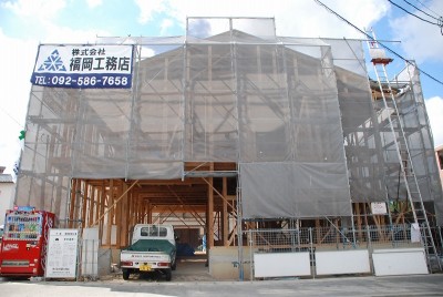 福岡県那珂川市道善01　注文住宅建築現場リポート⑦