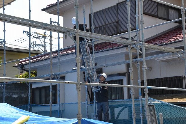 「福岡市早良区04」注文住宅現場リポート③【足場工事】