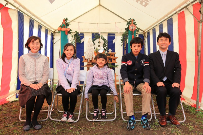 福岡市早良区小田部01　注文住宅建築現場リポート①　～地鎮祭～