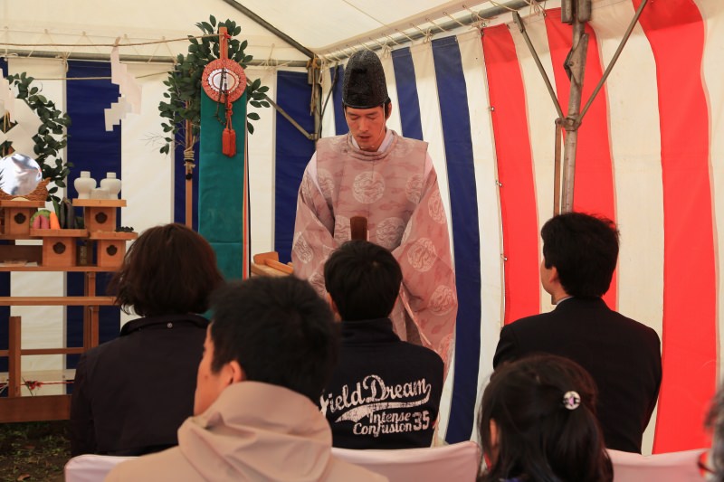 福岡市早良区小田部01　注文住宅建築現場リポート①　～地鎮祭～