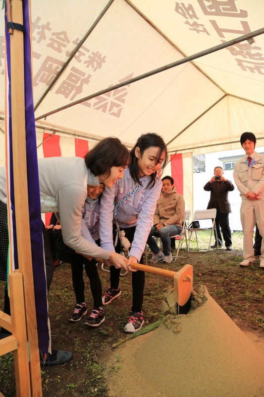 福岡市早良区小田部01　注文住宅建築現場リポート①　～地鎮祭～