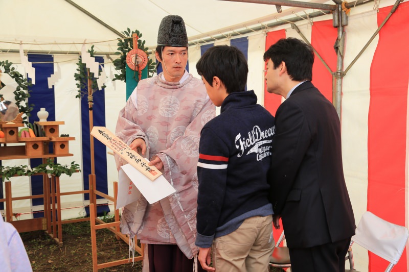 福岡市早良区小田部01　注文住宅建築現場リポート①　～地鎮祭～