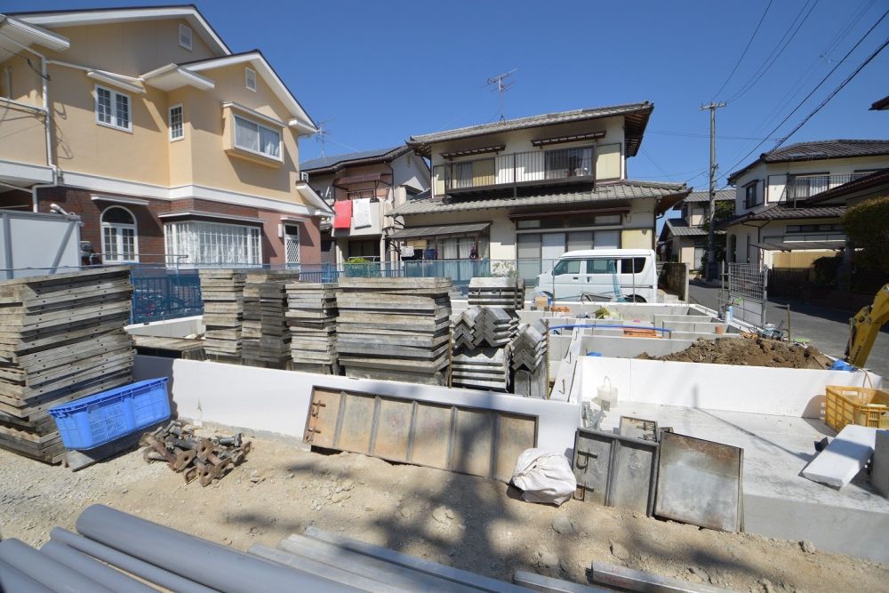 「福岡市早良区05」注文住宅現場リポート③【基礎工事】【給排水】