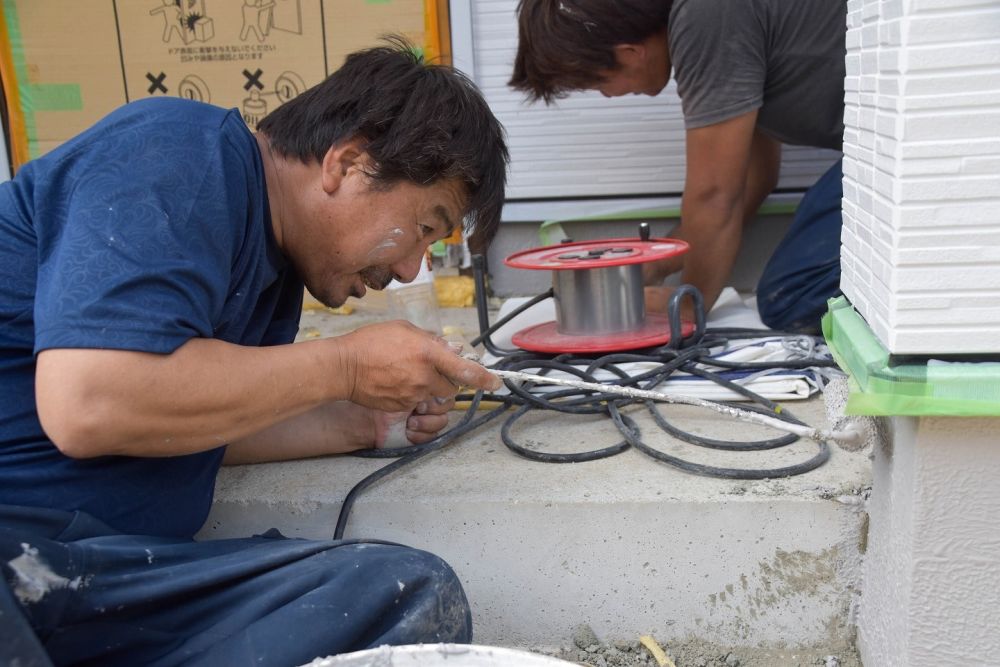 福岡市早良区05　注文住宅建築現場リポート⑦