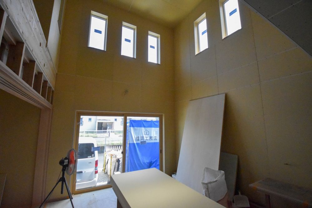「福岡市早良区05」注文住宅現場リポート⑦【左官工事】【基礎巾木】