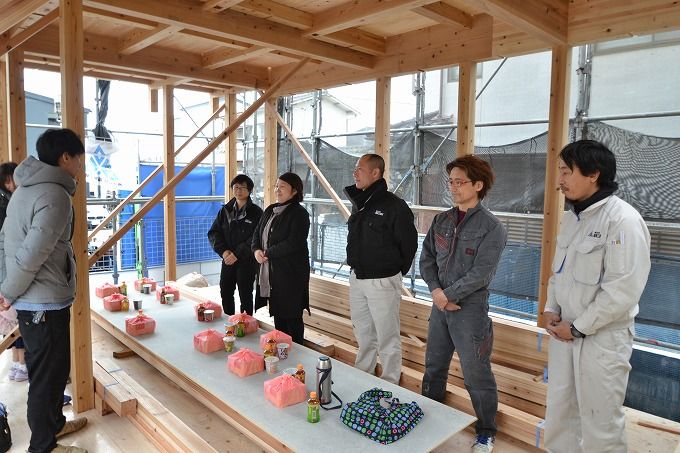 「福岡市城南区七隈03」注文住宅現場リポート④【上棟式】