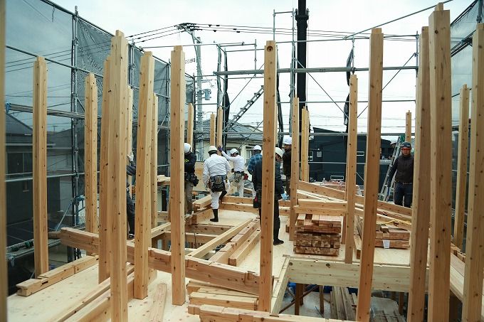 「福岡市城南区七隈03」注文住宅現場リポート④【上棟式】