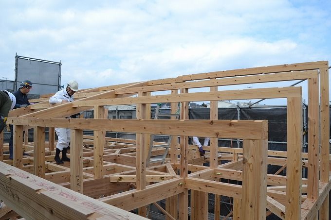「福岡市城南区七隈03」注文住宅現場リポート④【上棟式】