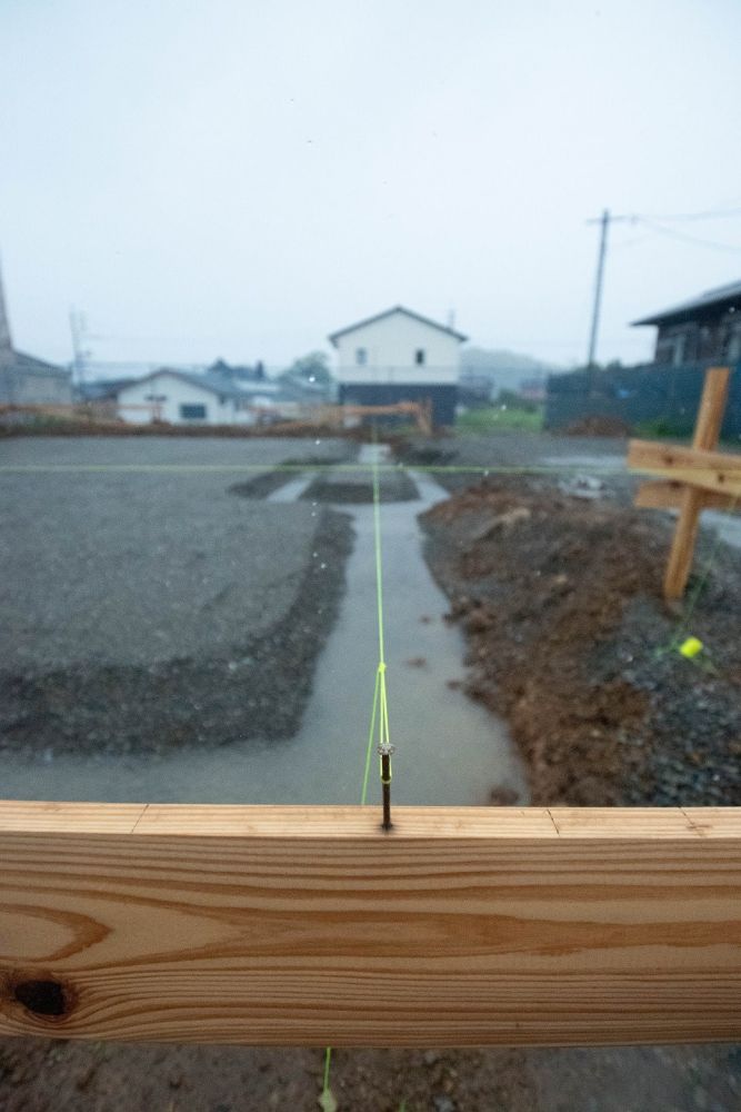 「糟屋郡久山町01」注文住宅現場リポート③【基礎工事】【砕石転圧】