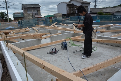 福岡市博多区空港前01　注文住宅建築現場リポート④