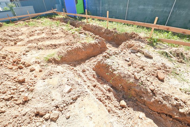 「福岡市城南区03」注文住宅現場リポート②【基礎工事】【根切り】