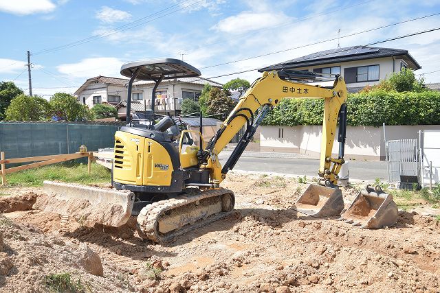 「福岡市城南区03」注文住宅現場リポート②【基礎工事】【根切り】