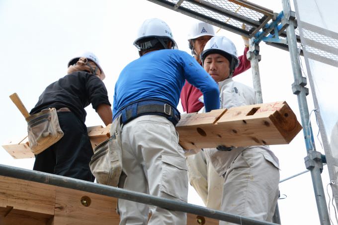 福岡県那珂川市02　注文住宅建築現場リポート⑤　～上棟式～