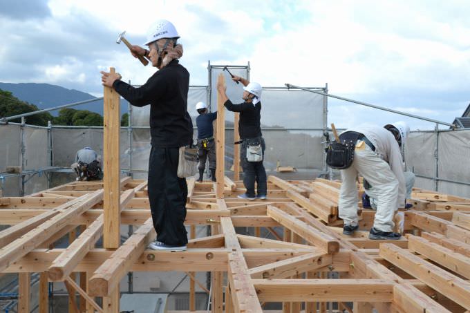 福岡県那珂川市02　注文住宅建築現場リポート⑤　～上棟式～