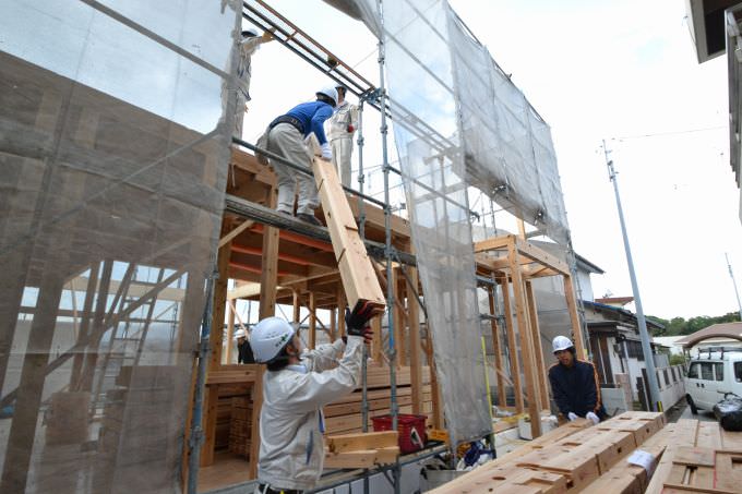 福岡県那珂川市02　注文住宅建築現場リポート⑤　～上棟式～