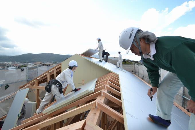 福岡県那珂川市02　注文住宅建築現場リポート⑤　～上棟式～