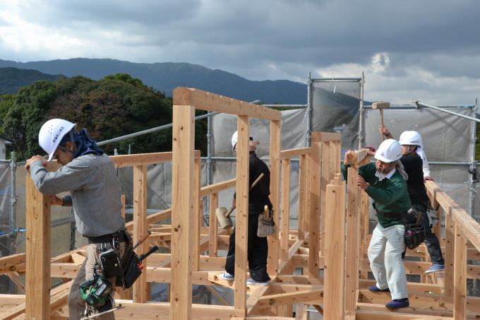 福岡県那珂川市02　注文住宅建築現場リポート⑤　～上棟式～