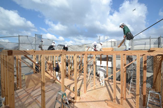 福岡県那珂川市02　注文住宅建築現場リポート⑤　～上棟式～