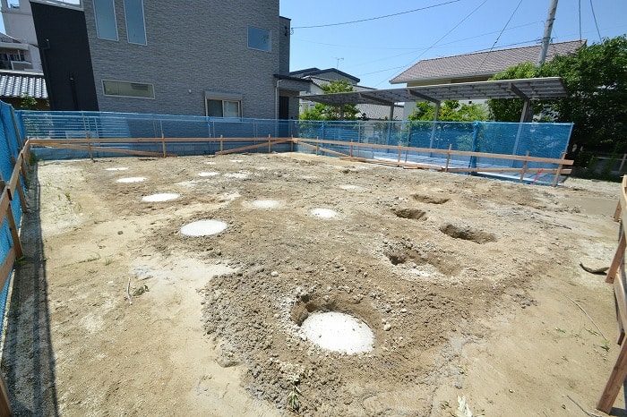 「福岡市南区09」注文住宅現場リポート②【基礎工事】【遣り方】