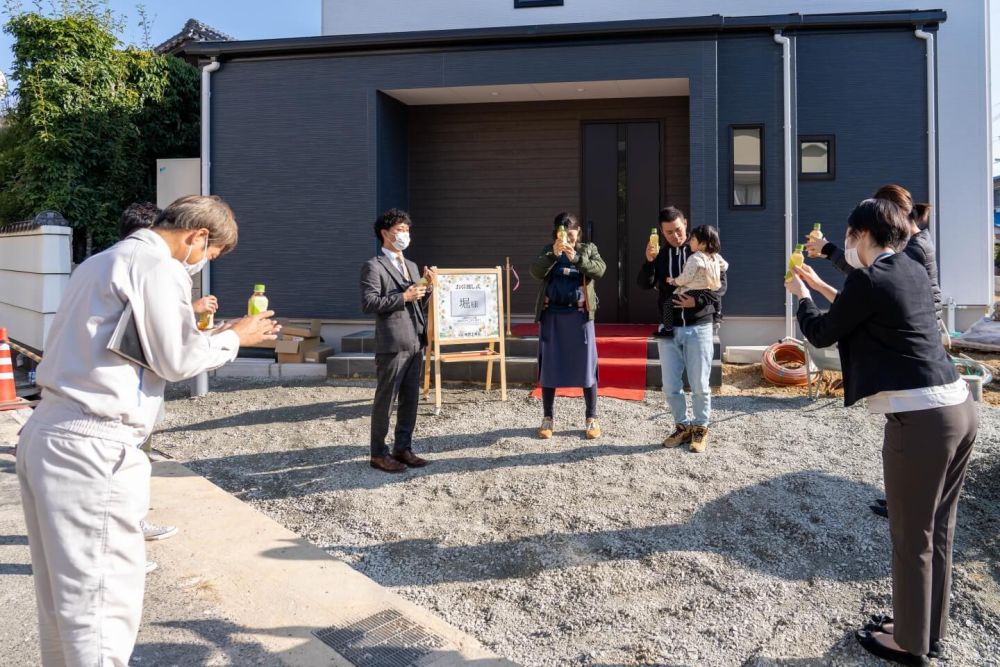 「福岡市東区青葉01」注文住宅現場リポート⑫【お引き渡し式】