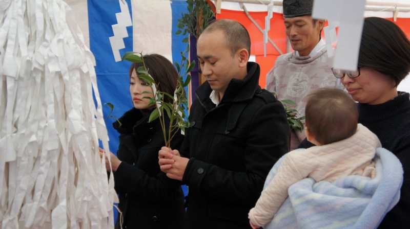 「福岡市東区02」注文住宅現場リポート①【地鎮祭】