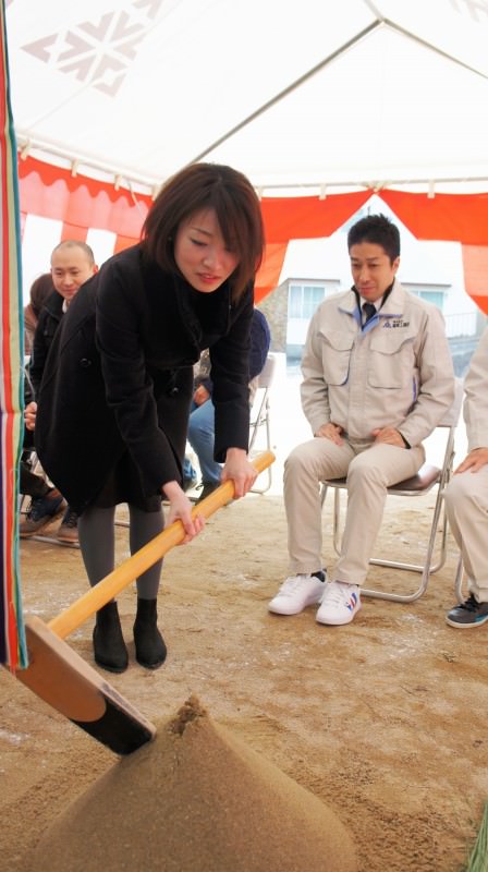 福岡市東区02　注文住宅建築現場リポート①　～地鎮祭～