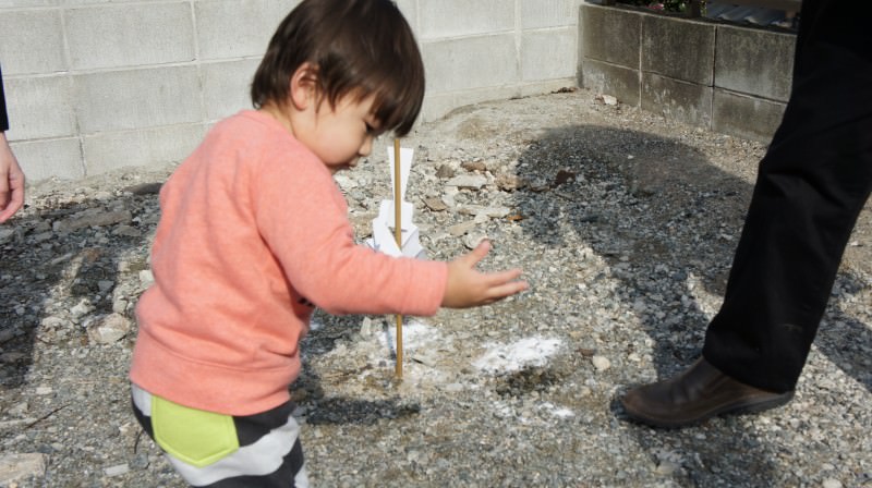 福岡市東区02　注文住宅建築現場リポート①　～地鎮祭～