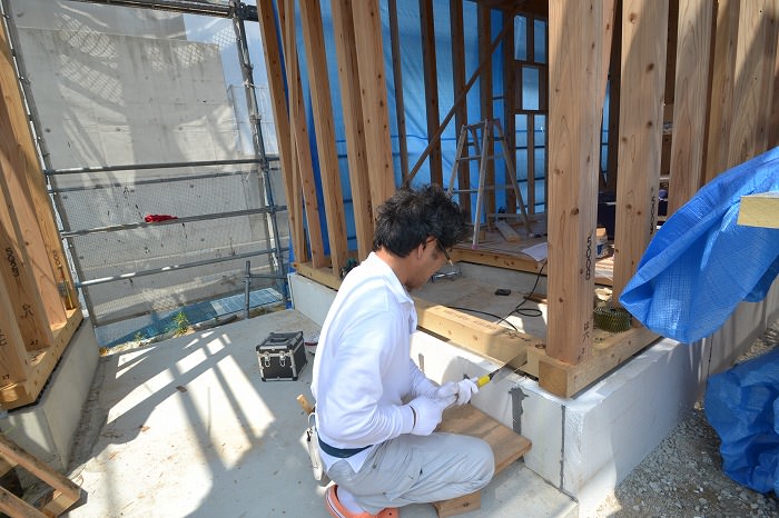 福岡市南区花畑02　注文住宅建築現場リポート⑦