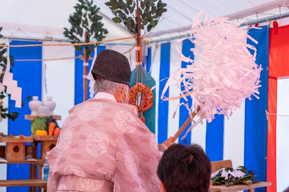 「福岡市城南区05」注文住宅現場リポート①【地鎮祭】