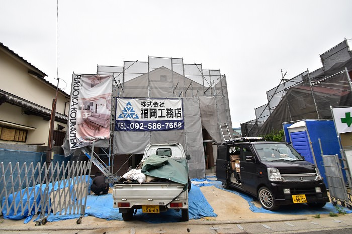 「福岡市南区皿山02」注文住宅現場リポート⑨