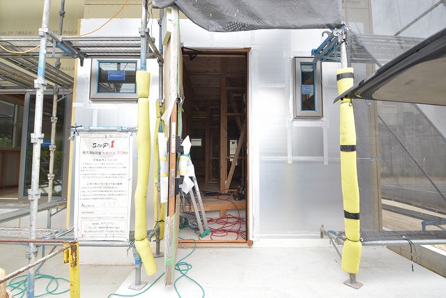 「福岡市南区老司02」注文住宅現場リポート⑦【木工事】【外断熱材】